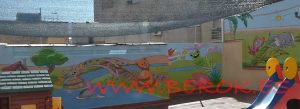 Mural Infantil Animales Guarderia Oso 300x100000